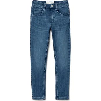 Pánské džíny 669300 - Tchibo - Dětské džíny slim – střih »Lotta« - pro ženy - vel. 152 - barva: modrá