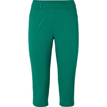 Dámské kalhoty 705385 - Tchibo - 3/4 bengalínové kalhoty - pro ženy - vel. 36 - barva: zelená