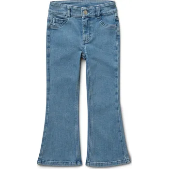 Dámské džíny 694886 - Tchibo - Dětské džíny slim bootcut – střih »Emma« - dámské - vel. 140 - barva: modrá