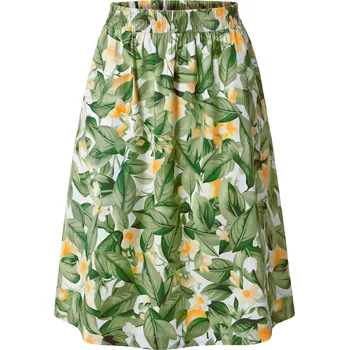 Dámská sukně 682171 - Tchibo - Popelínová sukně s potiskem - pro ženy - vel. 48 - barva: bílá/s potiskem