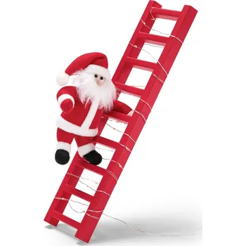 Vánoční dekorace Tchibo Vánoční dekorace se světelným řetězem s LED 30 x 8 cm bílá