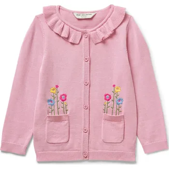 Dívčí svetr 695512 - Tchibo - Dívčí pletený svetr - pro dívky - vel. 98/104 - barva: růžová