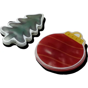 Vánoce Tchibo 665740 - Obrázky do okna s LED zelené