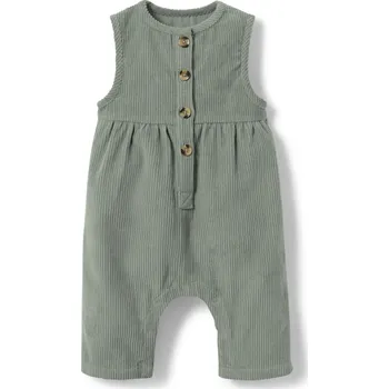 Kojenecké oblečení 683113 - Tchibo - Manšestrové kalhoty s laclem pro miminka - pro ženy - vel. 86/92 - barva: zelená
