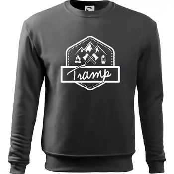 Pánská mikina Tramp erb - Mikina Essential dětská - 146 cm/10 let ( Tmavá břidlice (šedá se zeleným nádechem) )