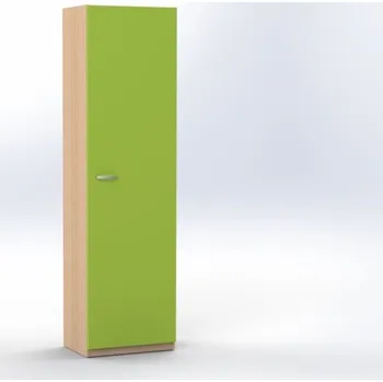 Šatní skříň TVAR v.d. Klatovy Šatní skříň s dveřmi a vysunovací šatní tyčí, š.60 cm