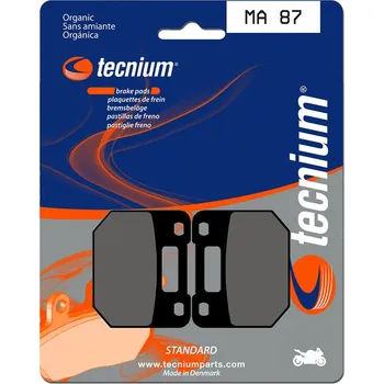 Nářadí na motocykly Brzdové destičky TECNIUM Street Organic - MA87 MA87