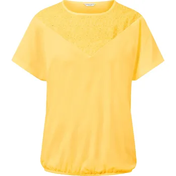 682145 - Tchibo - Halenkové tričko s výšivkou - pro ženy - vel. XXL 52/54 - barva: žlutá