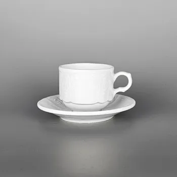 Thun 1794 BERNADOTTE H&R šálek espresso s podšálkem bílý 120 ml, II. jakost