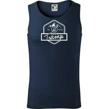 Tramp No Signal - Tílko pánské Core - L ( Námořní modrá (velmi tmavá - téměř černá) )