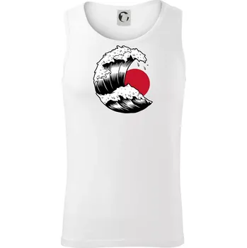 Japan culture - vlna - Tílko pánské Core - L ( Bílá )