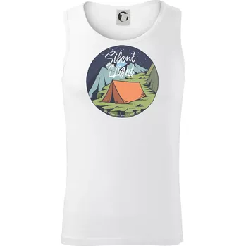 Night Camp - Silent night - Tílko pánské Core - M ( Bílá )