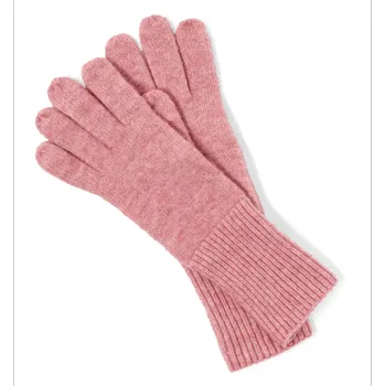 Rukavice 653434 - Tchibo - Pletené rukavice s vlnou - barva: růžová