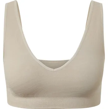 Podprsenka 664820 - Tchibo - Bezešvá sportovní podprsenka - pro ženy - vel. M 40/42 - barva: béžová/žakár