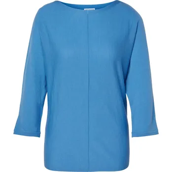 Dámské oblečení 700086 - Tchibo - Svetr z jemného úpletu merino - pro ženy - vel. S 36/38 - barva: modrá