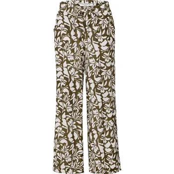 Dámské kalhoty 684434 - Tchibo - Navlékací kalhoty s potiskem - pro ženy - vel. 50 - barva: bílá/s potiskem