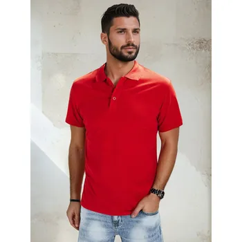 Pánská košile Červená pánská polokošile PX0515 Velikost: XL