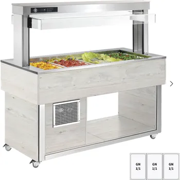 Bufet chlazený GN 3-1/1 TR Green + 3 H Hemlock RM GASTRO