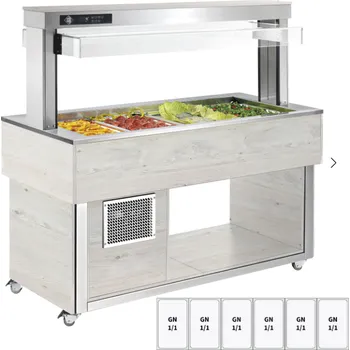 Bufet chlazený GN 6-1/1 TR Green + 6 H Hemlock RM GASTRO