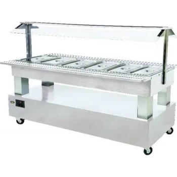 Vinotéka Roller Grill Salátový bar středový chladící SB 60 F - bílé dřevo