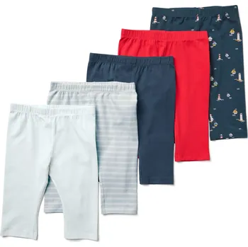 Dívčí legíny 698315 - Tchibo - Dětské 3/4 legíny - pro ženy - vel. 86/92 - barva: modrá/s potiskem