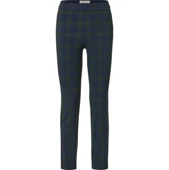 Dámské kalhoty 651093 - Tchibo - Strečové kalhoty - pro ženy - vel. 38 - barva: modrá/kostkovaný