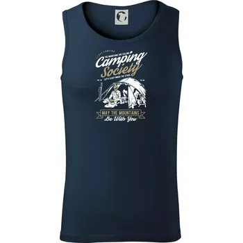 Camping Society - Tílko pánské Core - S ( Námořní modrá (velmi tmavá - téměř černá) )