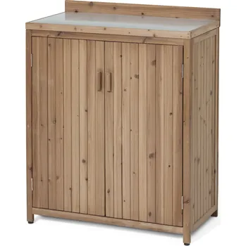 Šatní skříň 692933 - Tchibo - Malá zahradní skříň »Tinus« - barva: černá