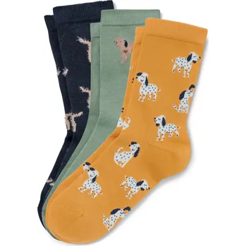 688857 - Tchibo - Dětské 3D ponožky s flaušovou přízí - pro ženy - vel. 27-30 - barva: modrá/žakár