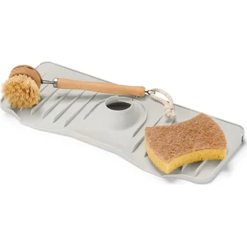 690097 - Tchibo - Silikonová podložka pod vodovodní kohoutek - barva: šedá