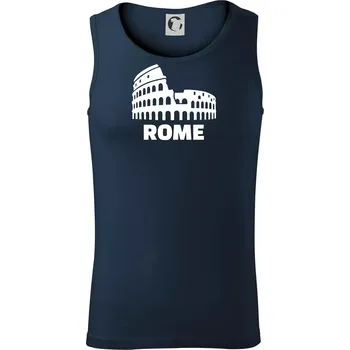 Italy Koloseum Rome - Tílko pánské Core - S ( Námořní modrá (velmi tmavá - téměř černá) )