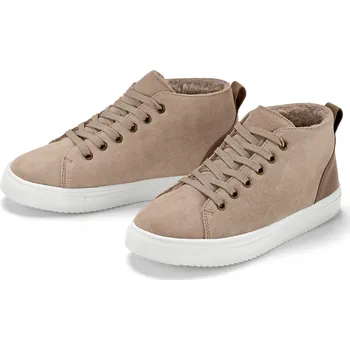 Dámské tenisky 686994 - Tchibo - Semišové tenisky s podšívkou - pro ženy - vel. 38 - barva: bílá