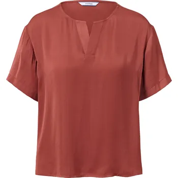 Dámská halenka 638843 - Tchibo - Saténová tuniková halenka - pro ženy - vel. 44 - barva: hnědá