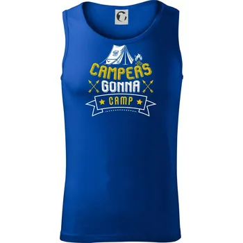 Campers gonna camp - Tílko pánské Core - XL ( Královská modrá )