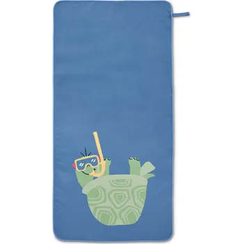 698107 - Tchibo - Dětský ručník z mikrovlákna - barva: modrá