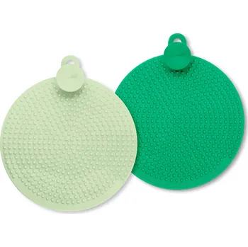 Mycí prostředek 682308 - Tchibo - Silikonové houbičky na mytí nádobí - barva: zelená