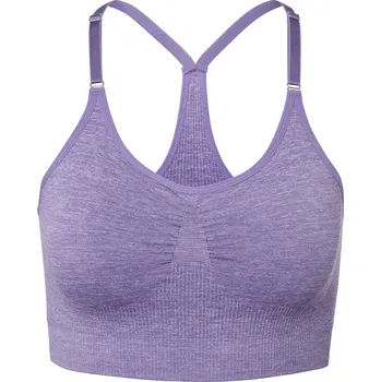 Podprsenka 660206 - Tchibo - Bezešvá sportovní podprsenka - pro ženy - vel. L 44/46 - barva: fialová