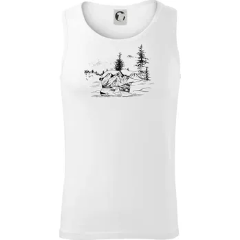 Medvěd hory - Tílko pánské Core - L ( Bílá )