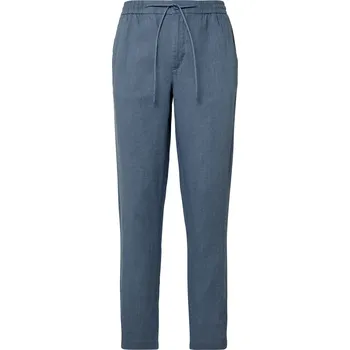 Pánské oblečení 697950 - Tchibo - Lněné kalhoty chino - pro muže - vel. XXL 60/62 - barva: modrá