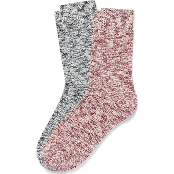 Dámské ponožky Tchibo Pletené ponožky 2 páry tmavě modrá 35-38