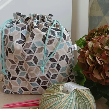 Organizér galanterie Projektové tašky NožkyDoPonožky Projektová taška Slaměnky