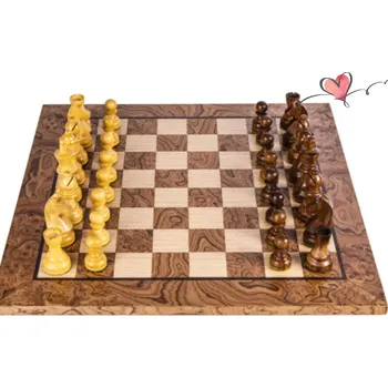 Šachy Dřevěné šachy Timber + doprava zdarma