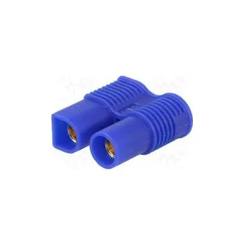 Elektrická zásuvka Zástrčka napájecí DC EC3 zásuvka PIN 2 na kabel pájení modrá