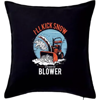 Polštář Kick snow blower - Polštář 50x50 - 50x50 - Pouze potah ( Černá )