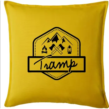 Polštář Tramp erb - Polštář 50x50 - 50x50 - Pouze potah ( Žlutá )