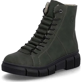 Dámské kozačky Dámská kotníková obuv RIEKER X3428-54 zelená W5 41