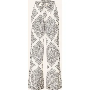 Dámské kalhoty Only Dámské Marlene Kalhoty Ze Saténu, režná / tmavě šedá, 34