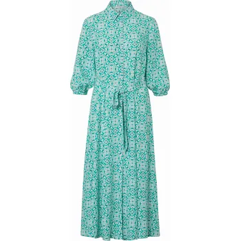 Dámské šaty 680123 - Tchibo - Halenkové šaty s celoplošným potiskem - pro ženy - vel. 44 - barva: bílá/s potiskem