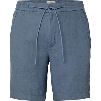 Pánské kraťasy 697941 - Tchibo - Lněné šortky - pro muže - vel. XXL 60/62 - barva: modrá