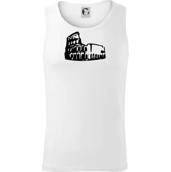 Itálie Koloseum - Tílko pánské Core - S ( Bílá )